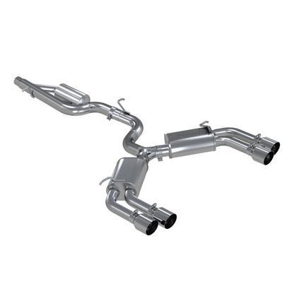 MBRP 15-18 Audi S3 304SS 3in Quad Split Rear Exit C/B System - Graveyard Performance