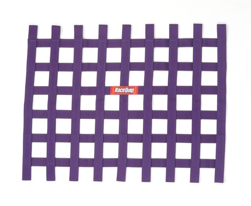 RaceQuip Purple Ribbon Window Net - Graveyard Performance