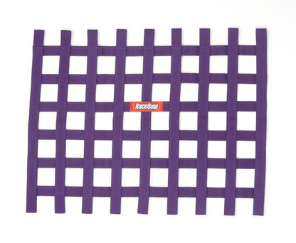RaceQuip Purple Ribbon Window Net - Graveyard Performance