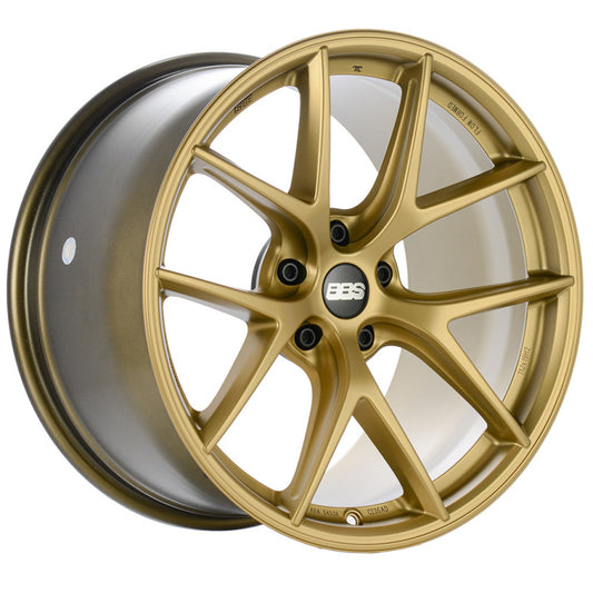 BBS Unlimited CI-R 19x11 ET48 (Face 3) Satin Gold Wheel - Graveyard Performance
