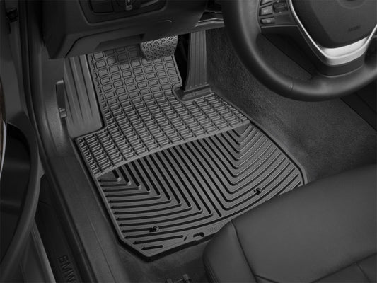 WeatherTech 12+ BMW 3-Series (F30) Front Rubber Mats - Black - Graveyard Performance