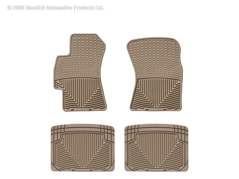 WT Rubber Mats - Rear - Tan - Graveyard Performance