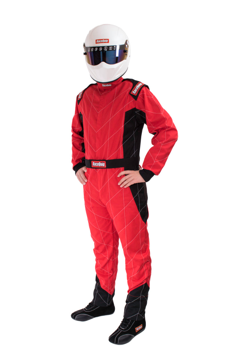 RaceQuip Red Chevron-1 Suit - SFI-1 Medium