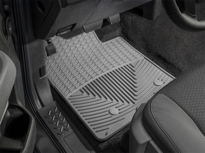 WeatherTech 98 Chevrolet Tracker Front Rubber Mats - Grey - Graveyard Performance