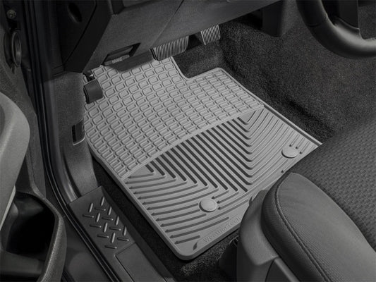 WeatherTech 98 Chevrolet Tracker Front Rubber Mats - Grey - Graveyard Performance