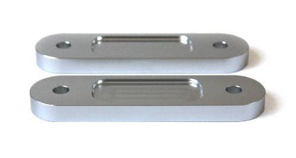 BLOX Honda S2000 Racing Front 12mm Thin Spacer Bump Steer Kit - Silver (Lowered 1in and more) - Graveyard Performance