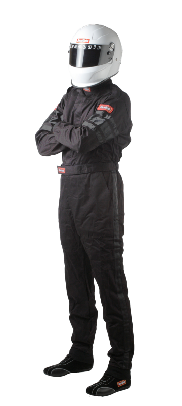 RaceQuip Black SFI-1 1-L Suit - 3XL