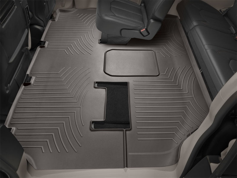 WeatherTech 2019+ Audi A4/S4/A5/S5 Rear (2nd Row) FloorLiners - Black (Sedan & Sportback) - Graveyard Performance