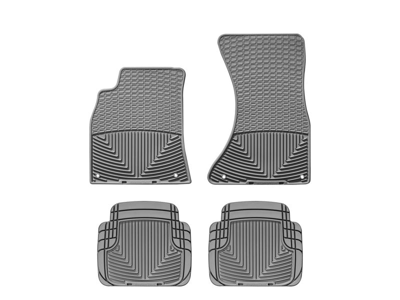 WT Rubber Mats - Front - Grey - Graveyard Performance