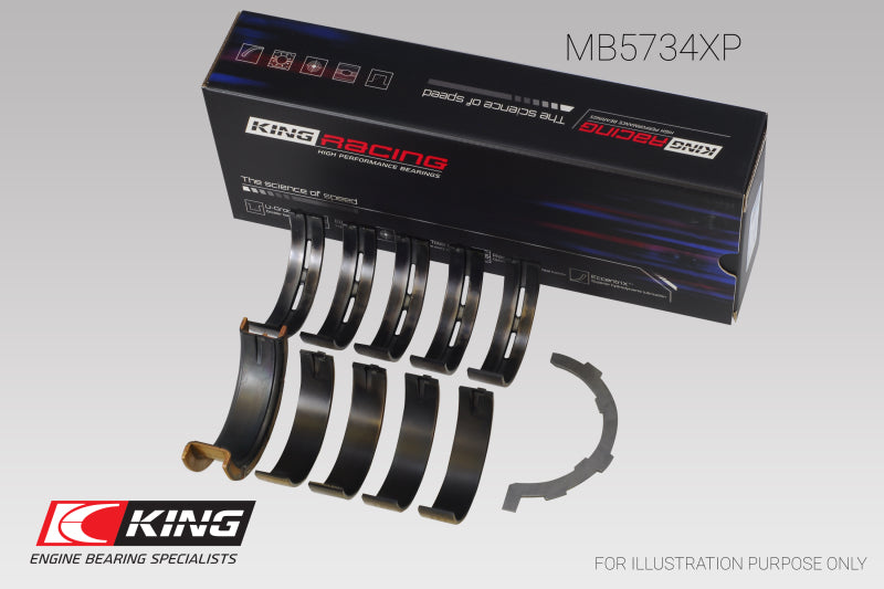 King Ford Mustang 302 Coyote (Size .25) Performance Main Bearing Set