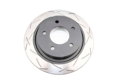 DBA 04-05 Mazda 3 2.3L / 06+ MazdaSpeed3 Rear Slotted 4000 Series Rotor - Graveyard Performance