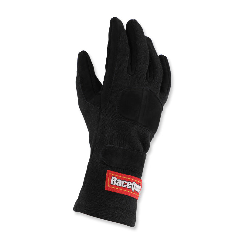 RaceQuip Black 2-Layer SFI-5 Glove - XSmall - Graveyard Performance