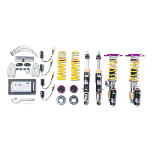 KW Coilover Kit V4 2015 BMW M3 (F80) / M4 (F82) w/ Electronic Suspension - Graveyard Performance