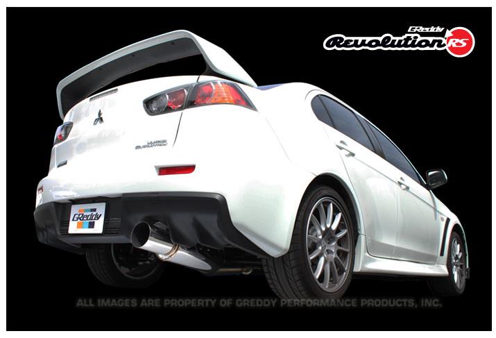 GReddy 08-14 Mitsubishi Lancer EVO X Revolution Exhaust - Graveyard Performance