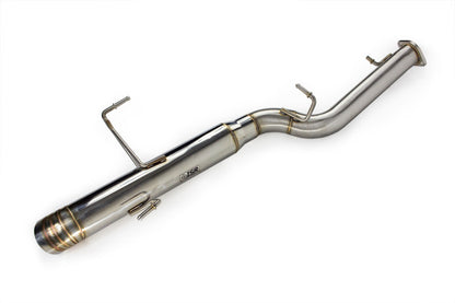 ISR Performance Series II - EP Single Tip Blast Pipe Exhaust - Resonated - 95-98 Nissan 240sx (S14) - Graveyard Performance