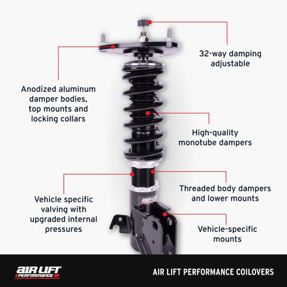 Air Lift Performance 18-23 Lexus IS300 / 17-23 Lexus IS350 Coilover Kit - Graveyard Performance