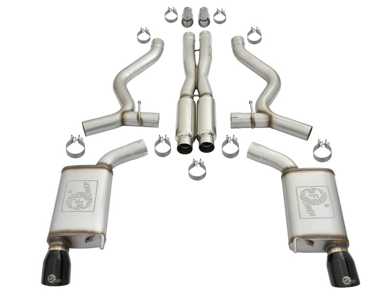 aFe 11-21 Dodge Durango V6-3.6L / V8-5.7L MACH Force-Xp 304 SS Cat-Back Exhaust System w/ Black Tip - Graveyard Performance