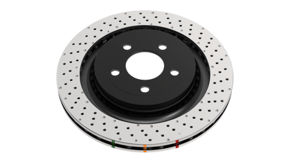 DBA 11-13 BMW 1 Series M Rear 4000 Series Drilled Rotors - Graveyard Performance