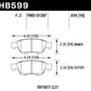 Hawk 14-15 Infiniti Q60 HPS 5.0 Front Brake Pads