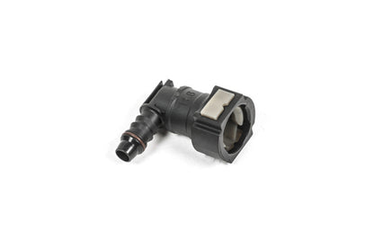 Radium Engineering 12mm SAE Female Fitting to 90 Degree 3/8in Barb - Graveyard Performance