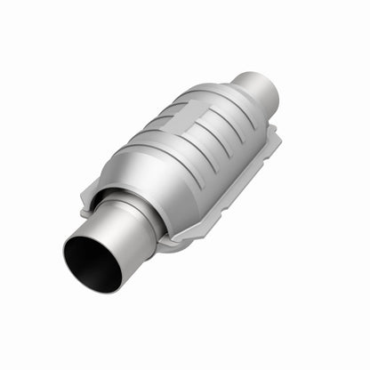 MagnaFlow Conv Univ 3in Inlet/Outlet Center/Center Round 9in Body L x 5.125in W x 13in Overall L - Graveyard Performance