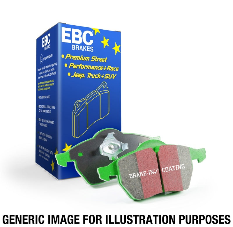 EBC 13+ BMW X1 3.0 Turbo (35i) Greenstuff Rear Brake Pads - Graveyard Performance