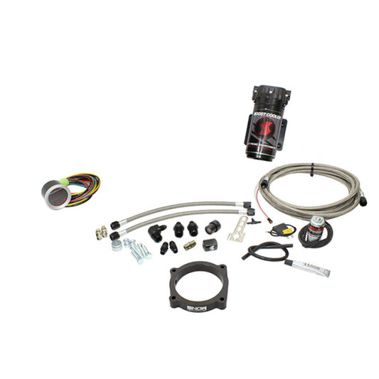 Snow Performance Stg 2 Bst Cooler Challenger Hellcat Water Inj Kit (SS Brded Line/4AN Fit) w/o Tank