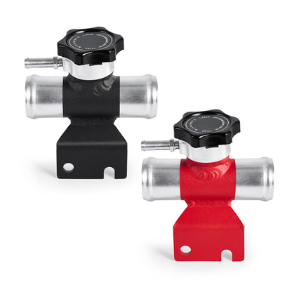 Mishimoto 08-15 Mitsubishi Lancer Evo X Coolant Fill Inlet - Red - Graveyard Performance