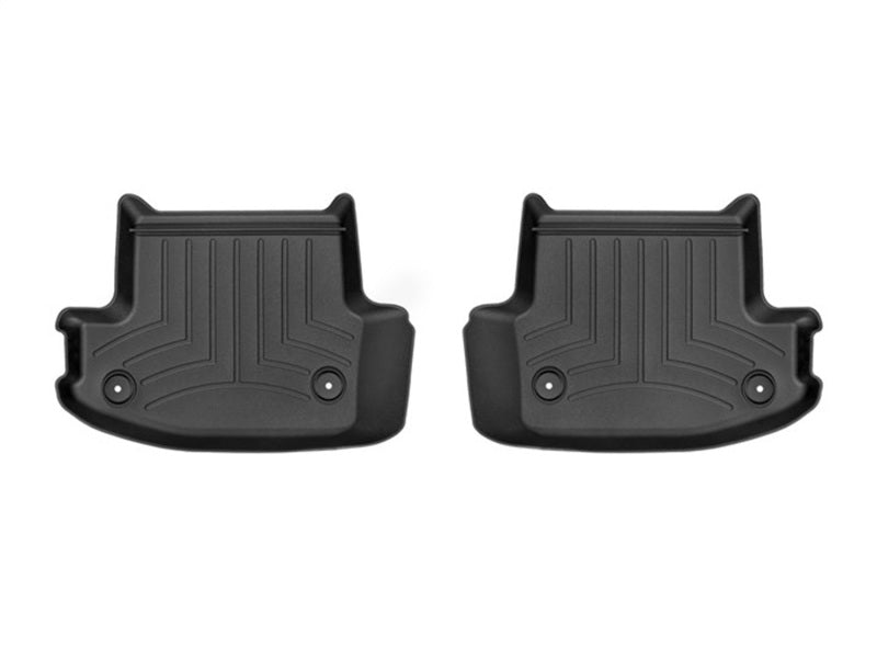 WeatherTech 2018+ Audi A5/S5 Rear FloorLiner - Black (Cabriolet) - Graveyard Performance