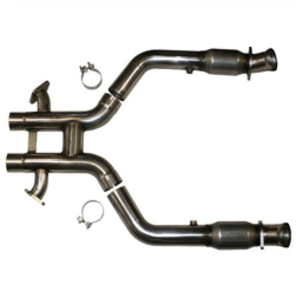 Kooks 12-13 Ford Mustang GT 5.0L 4V -302 Boss Edition 3in x 2 3/4in OEM Cat H Pipe SS - Graveyard Performance