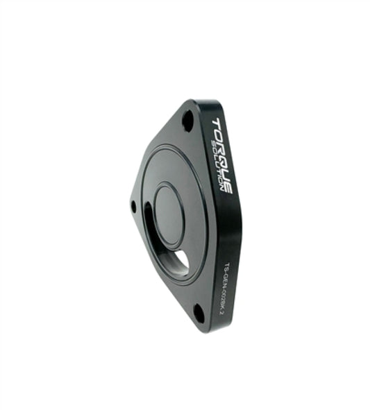 Torque Solution V2 Blow Off BOV Sound Plate (Black): Multiple Applications - Graveyard Performance