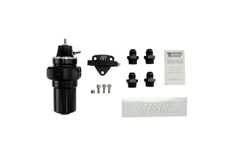 Turbosmart FPRF8 Fuel Pressure Regulator and Filter - Black