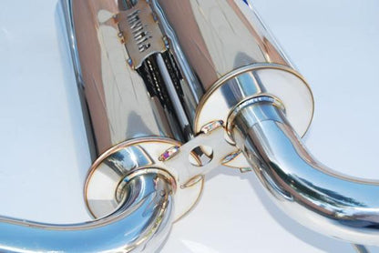 Invidia 07+ Infiniti G37 Coupe Gemini Rolled Titanium Tip Cat-back Exhaust - Graveyard Performance