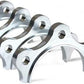 BLOX Honda S2000 Racing Half Shaft Spacers-Silver (Recommended for vehicles lowered 1.25in or more)