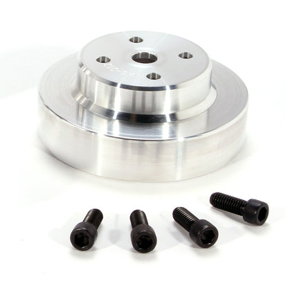 BBK 86-93 Mustang 5.0 Underdrive Pulley Kit - Lightweight CNC Billet Aluminum (3pc) - Graveyard Performance