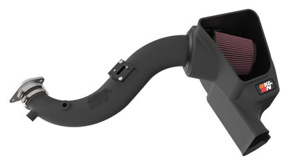 K&N 2024 Ford Mustang Ecoboost L4-2.3L F/L Turbo AirCharger - Cold Air Intake System - Graveyard Performance