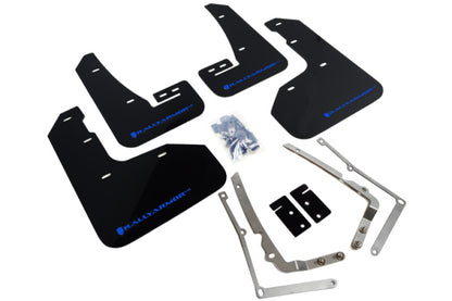 Rally Armor 15-17.5 MKVII VW Golf R Black UR Mud Flap w/Blue Logo - Graveyard Performance