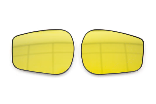 OLM Wide Angle Convex Mirrors (With Defrosters/No Turn Signals) - Gold - 2013-2021 Scion FR-S / Subaru BRZ / Toyota 86