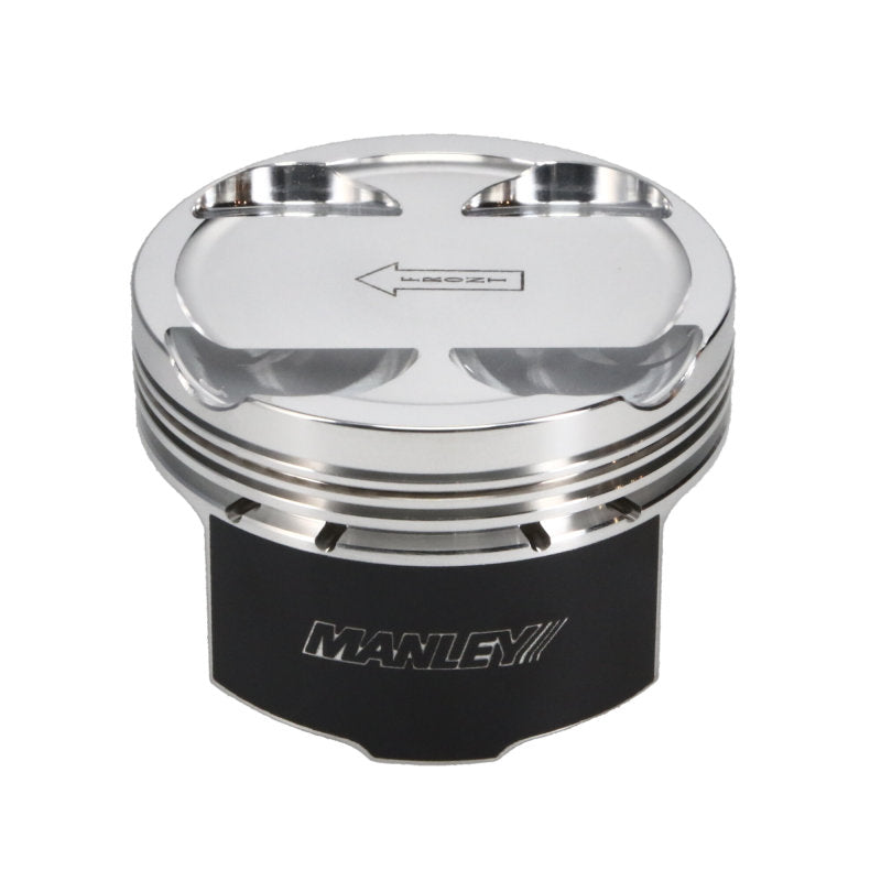Manley 93-98 Toyota Supra Turbo (2JZGTE) 86.5mm +.5mm Oversized Bore 8.5:1 Dish Piston Set with Ring - Graveyard Performance