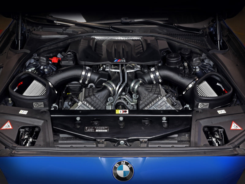 aFe POWER Magnum FORCE Stage-2 Pro DRY S Cold Air Intake System 12-19 BMW M5 (F10) / M6 (F12/13) - Graveyard Performance