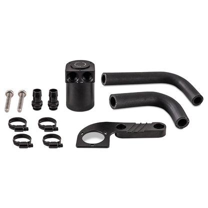 Mishimoto 2015+ BMW F8X M3/M4 Baffled Oil Catch Can - Wrinkle Black - Graveyard Performance