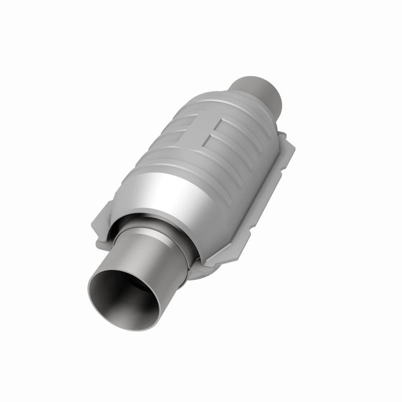 MagnaFlow Conv Univ 3in Inlet/Outlet Center/Center Round 9in Body L x 5.125in W x 13in Overall L - Graveyard Performance