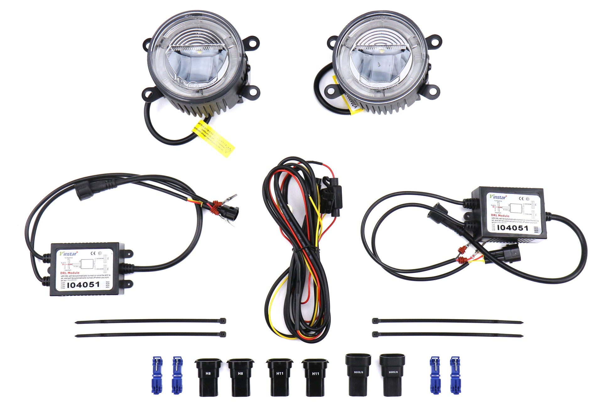 OLM LED / Halo DRL Fog Light Housings - 2015+ WRX / 2015+ STI / 2013+ FT86 / 2014+ Forester - Graveyard Performance
