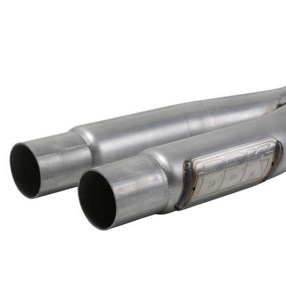 BBK 2015-16 Mustang GT Varitune Complete Cat Back Exhaust System (Includes Resonator Delete X-Pipe) - Graveyard Performance