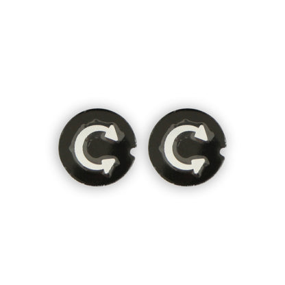 RaceQuip Pro Shield Tearoff Posts 2 Pak - Graveyard Performance