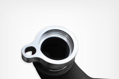 Injen 15-16 BMW M3(F80)/M4 (F82/83) 3.0L L6 Twin Turbo 2PC Aluminum Int. Charge Pipe - Wrinkle Black - Graveyard Performance