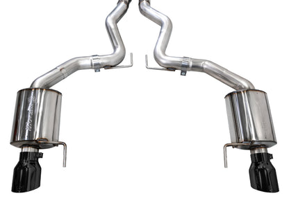 AWE 2024 Ford Mustang GT Fastback S650 RWD Touring Catback Exhaust w/ Dual Diamond Black Tips - Graveyard Performance