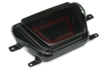 OLM V2 F1 Style Multifunction 4th Brake Light (Smoke Lens, Black Base, Red Bar) - 2020+ Supra