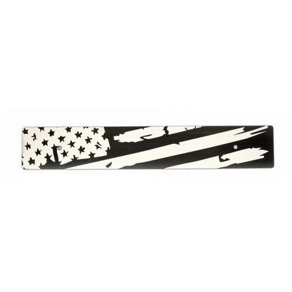Billetworkz "American Flag - Distressed" License Plate Delete - Graveyard Performance