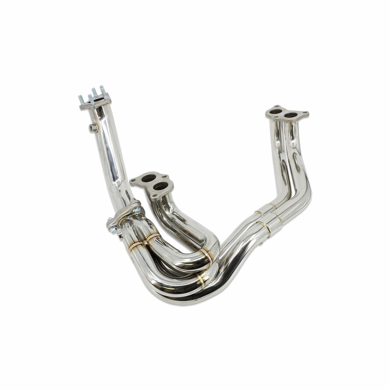 IAG Performance Unequal Length 3-Bolt Header & Uppipe for 02-14 WRX, 04-21 STI, 05-09 LGT, 04-08 FXT